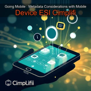 Artistic representation for Going Mobile : Metadata Considerations with Mobile Device ESI Cimplifi