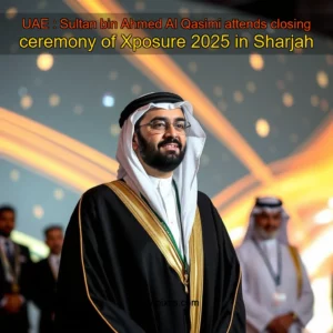 Read more about the article UAE : Sultan bin Ahmed Al Qasimi attends closing ceremony of Xposure 2025 in Sharjah